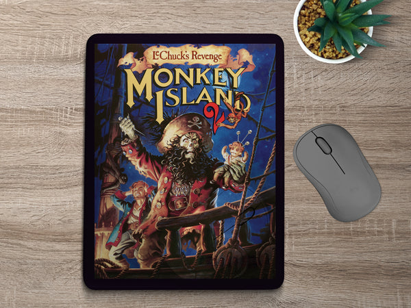 Monkey Island 2 Portrait Box Art Mouse Mat