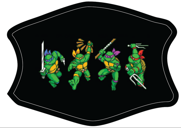 TMNT Arcade Face Mask