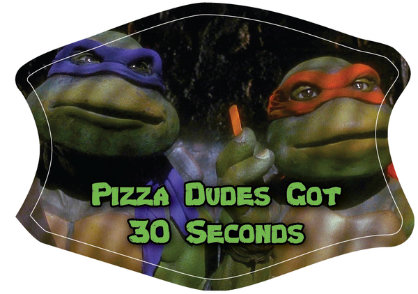 Pizza Dude TMNT Face Mask