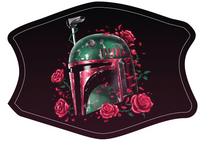 Rose Boba Fett Face Mask