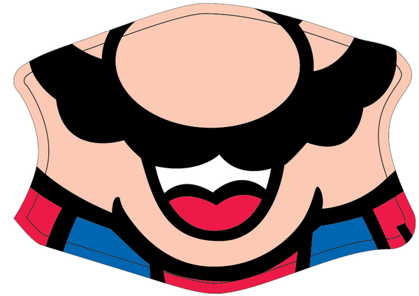 Mario Face Mask