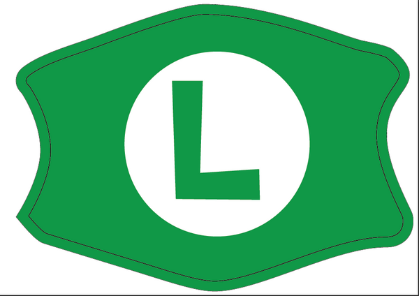 Luigi "L" Face Mask