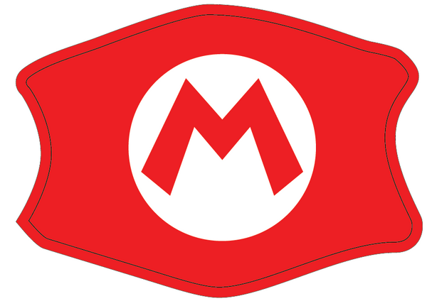 Mario "M" Face Mask
