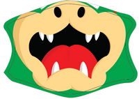 King Koopa Bowser Face Mask