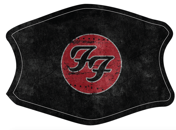 Foo Fighters Face Mask