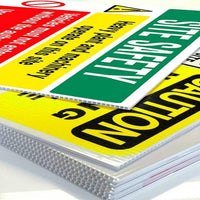 4mm Fluted Signs - 1200MM