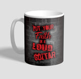 KISS loud Guitar Coffee Mug
