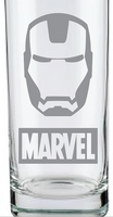 Iron Man Etched Glasses