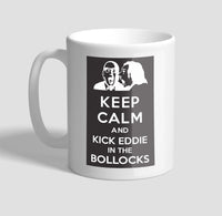 Bottom Keep Calm Kick Eddie Coffee Mug