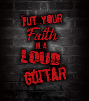 KISS loud Guitar Coffee Mug