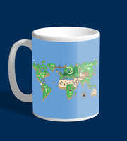 Mario Map Printed Mug