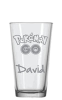 Pokemon GO Etched Glasses