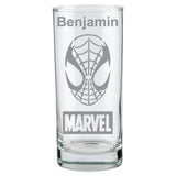 Spiderman Etched Glasses