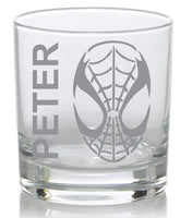 Spiderman Etched Glasses